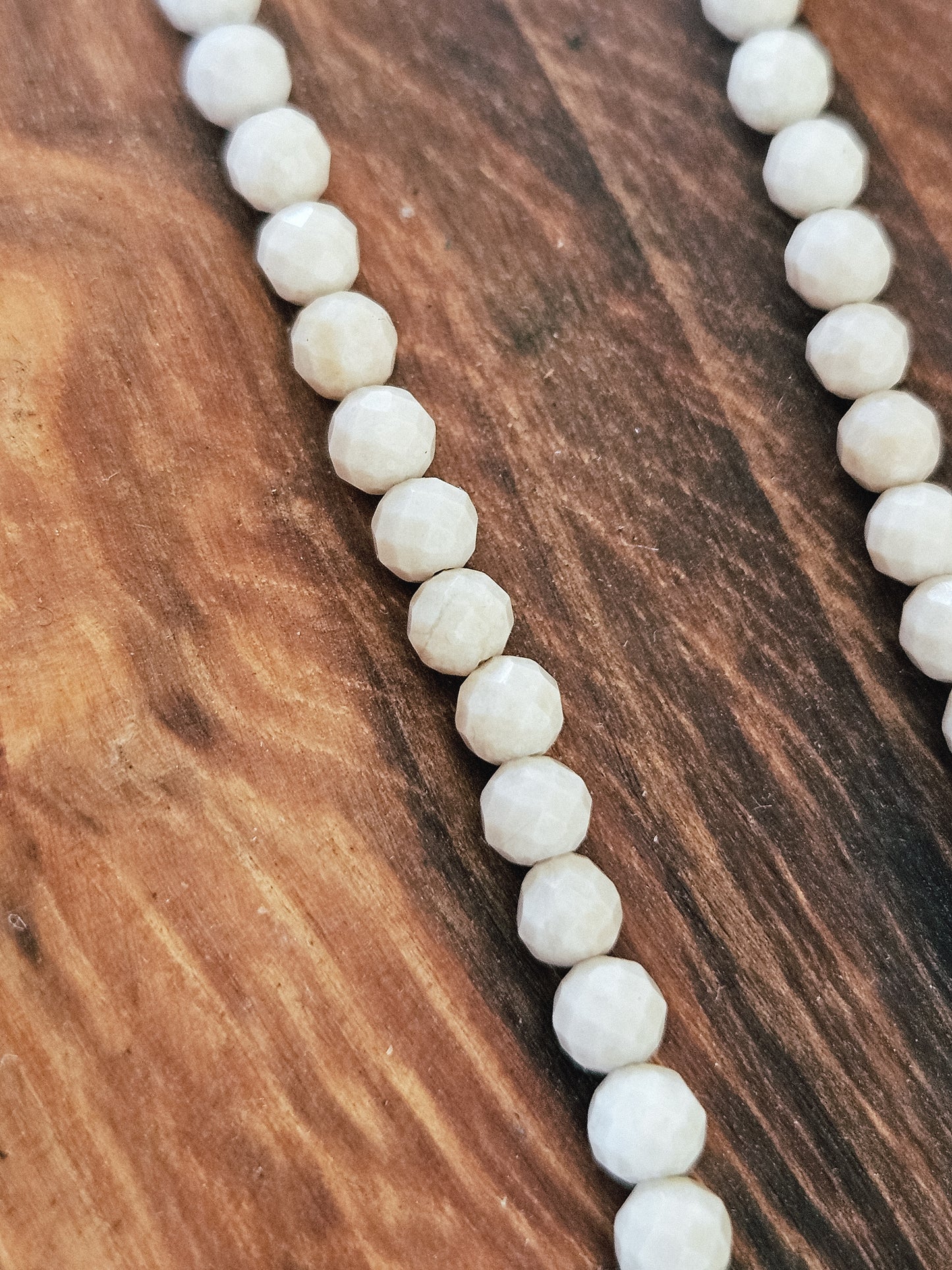 Naszyjnik Kamień Rzeczny z Sercem ze stali chirurgicznej