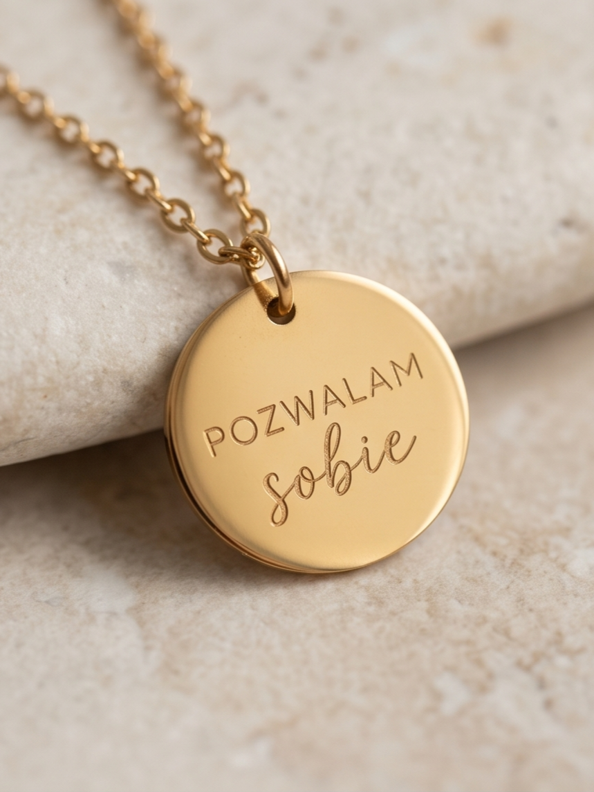 Naszyjnik „POZWALAM SOBIE"