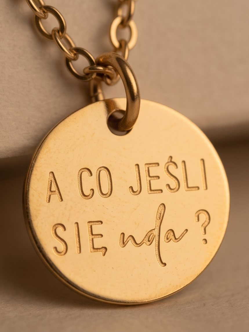 Naszyjnik „A CO JEŚLI SIĘ UDA"