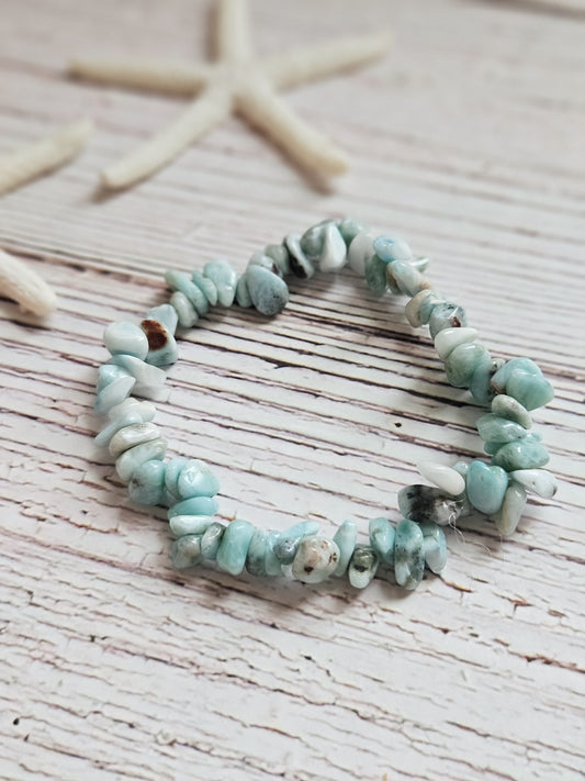 Pulseras de piedra de paja